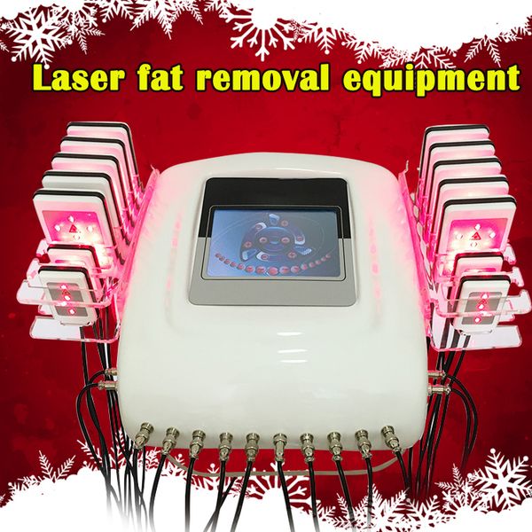 

2018 new arrival liposuction laser machine lipo llaser with 14pcs paddles weight loss machine slimming equipment ce approved