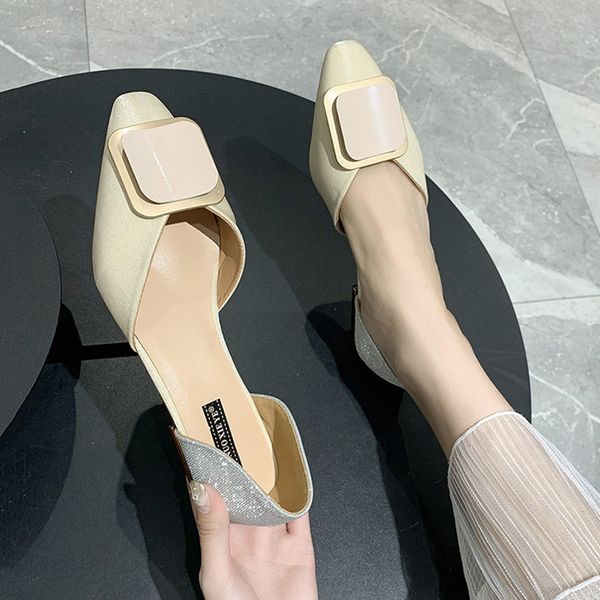 

sandals straps women's low shoes 2020 summer suit female beige clear heels lace up sandals woman fashion ladies femme sale, Black