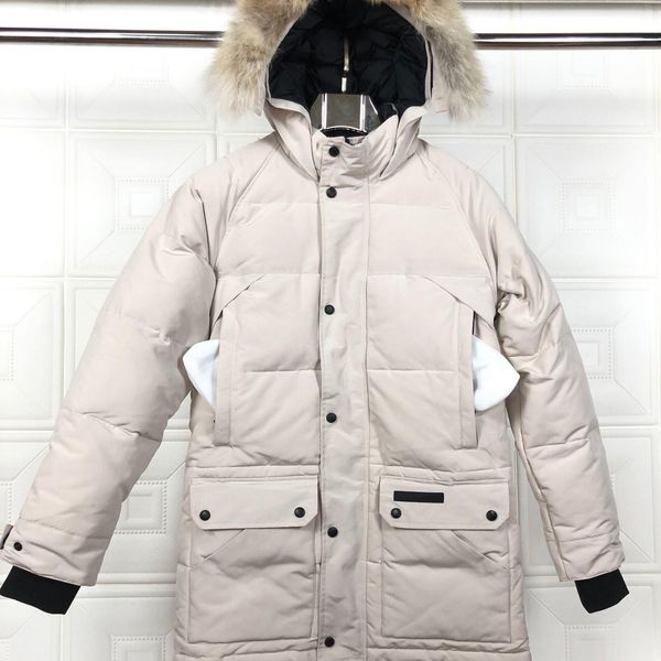 

ellers womens mens oversize designer down jacket brand down coat luxury heavy coat simple style 5 colors b100728z, Black