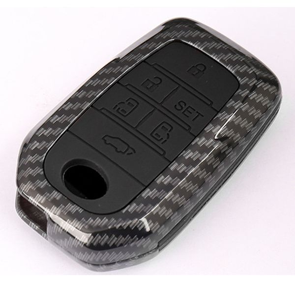 

6 buttons abs car key cover for alphard vellfire 30 series previa tarago remote fob case shell sleeve 2017 2018 2019