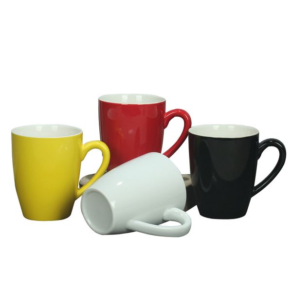 

ceramics coloured glaze cup originality handle smooth coffee mugs water tumbler pure color gift classic retro 7 5lhb1
