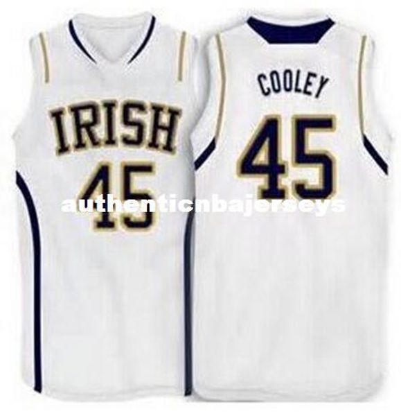 

#45 jack cooley basketball jerseys embroidery stitched personalized custom any size and name jersey, Black;blue