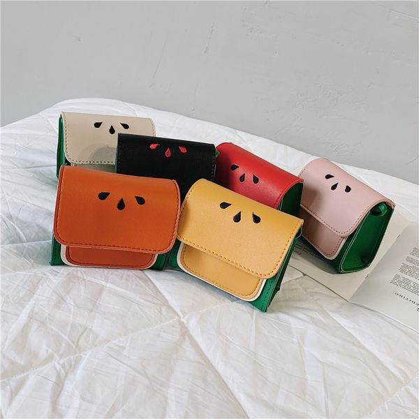 

детские сумка новый стиль корейский стиль смазливая 2020 новых малых детские девушки арбуз моделирование плеча косой кошелек сумка женщин