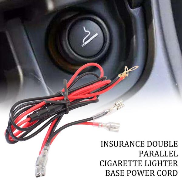 

12v 24v cigarette lighter power cord motorcycle marine car cigarette lighter socket with fuse and wire plug