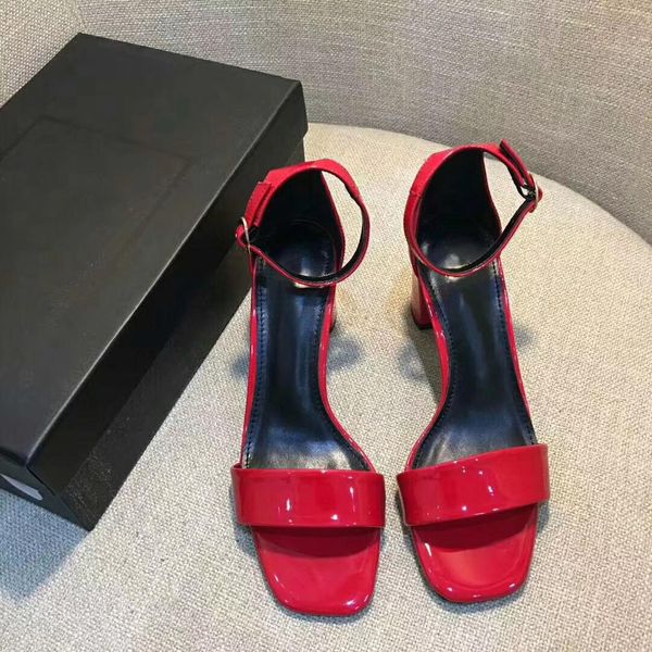 

patent leather thrill heels sandals women peep toe dress wedding shoes 5 colors letters high heels pumps zapatos mujer with box, Black