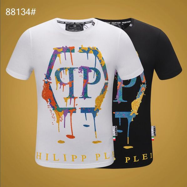 

2020 trendy summer fashion designers men's shirt t-shirt letter embroidery t-shirt men's brand short sleeve t-shirt blouse-07, White