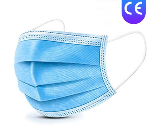 

2020 fast shipping retail kn95 disposable masks with ce gb face mask anti-virus dust mask 3-ply dustproof earloop fabric prevent flu