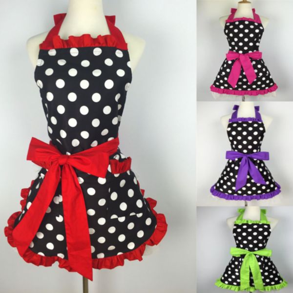 

home women antifouling cute princess kitchen restaurant cooking bib apron aprons