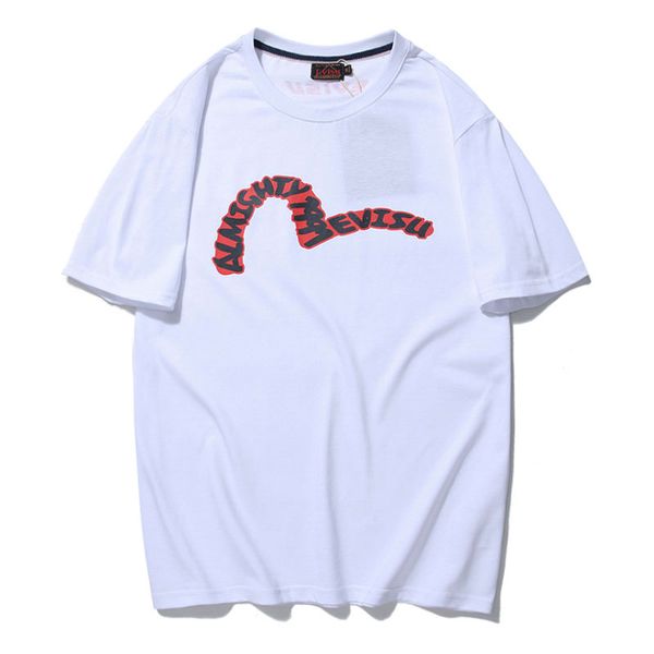 

20ss tide brand t-shirt mens designer t-shirt fashion slim short sleeve blessing god  letter printing short sleeve t-shirt, White;black