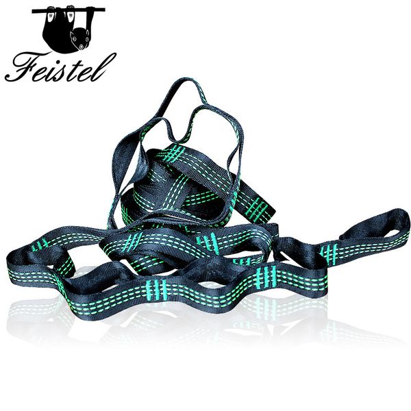 

green three line hammock straps rope accessories load 2000kg strong