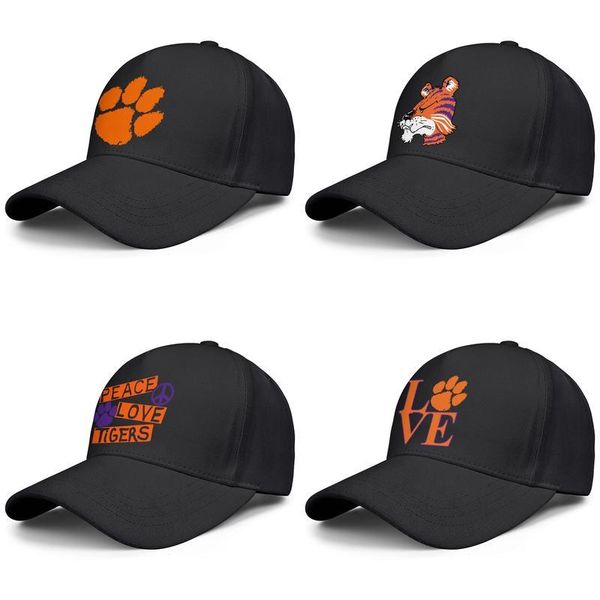

clemson tigers логотип для мужчин и женщин регулируемая крышка дальнобойщика cool cool cute unique baseballhats love peace college football, Blue;gray