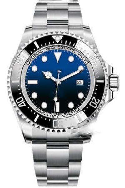 

luxury men's automatic mechanical watch ceramic ring 44 mm stainless steel 116660 automatic business leisure men's watch, Slivery;brown