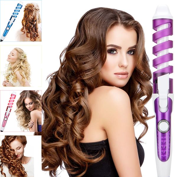 

new magic hair curler electric spiral curling iron anti-scald roller curling iron profession beauty styling tool
