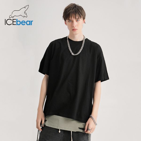 

2020 summer stitching short sleeve tide brand loose men and women t-shirt m-1111, White;black