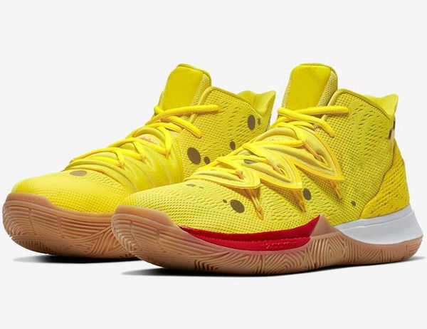 

2019 ponge bob x kyrie 5 patrick lotu pink quidward women men ba ketball hoe irving 5 port cj6951 700 de igner neaker