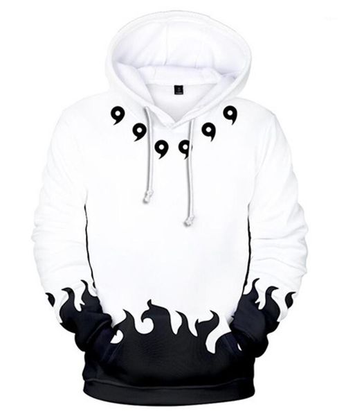 

spring autumn mens designer hoodies 3d naruto printed contrast color casual male sweatshirts mens clothing plus size 6xl, Black