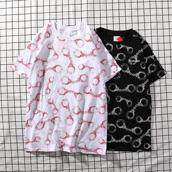 

мужская женская дизайнерская футболка роскошные мужчины марка майка 2019 новое прибытие мужчины и женщины повседневная тройники летняя мода, White;black