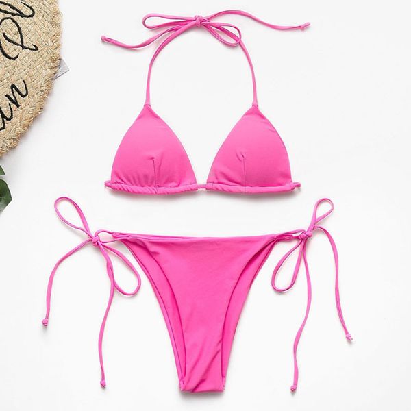 

solid cute two piece swimsuits-dhl fast ing, White;black