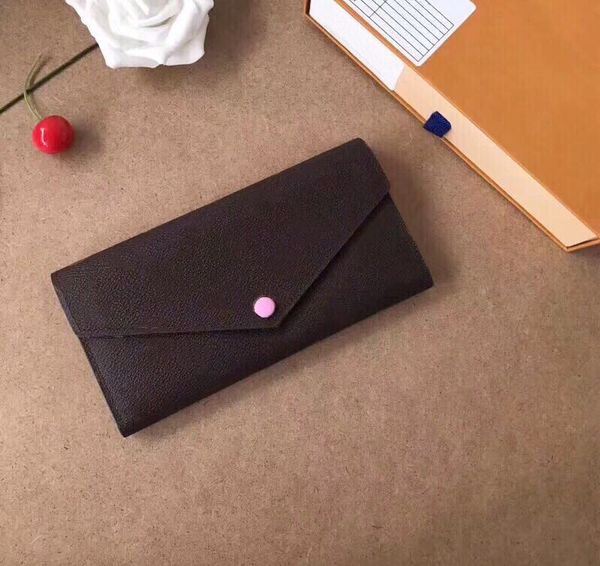 

two piece suit original designer wallet for women leather long wallet purse zipper pouch coin pocket josephine wallet designer clutch, Red;black