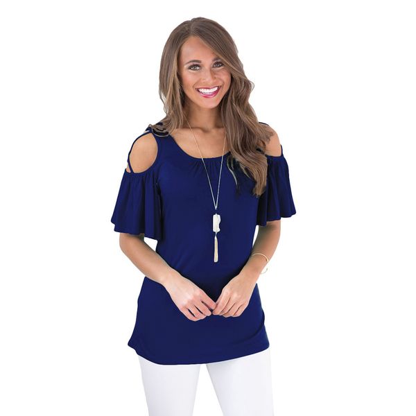 

casual t-shirt crew neck drape short sleeve cotton, White
