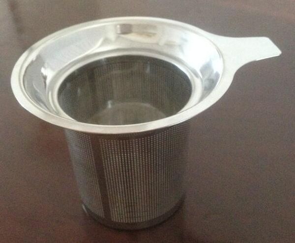 

dining stainless steel mesh tea infuser reusable strainer loose tea leaf spice filter