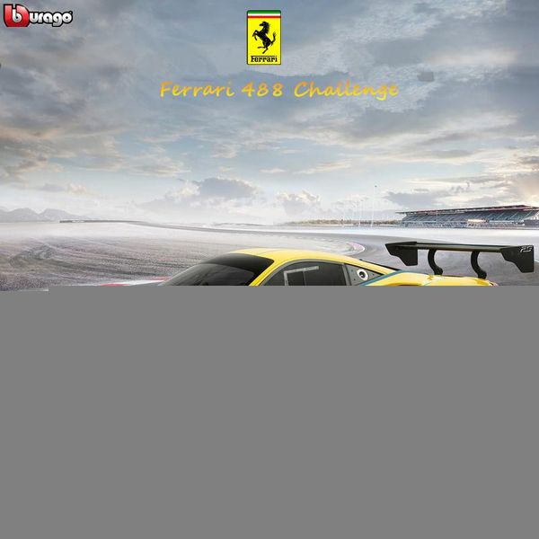 

bburago 1:24 феррари 488 вызов модель автомобиля литья под давлением металл модель игрушки детей подарок от бойфренда имитация коллекция спл