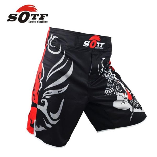 

men's black blue fight boxing fitness breathable quick dry pants boxing shorts muaythai shorts tiger muay thai boxeo