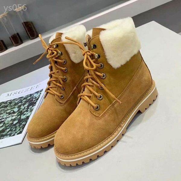 

2019 fashion winter snow boots women's short section flat bottom waterproof non-slip thick warm cotton boots factory direct sales, Black