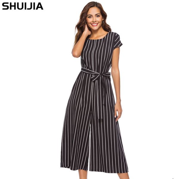 

women designer commuter striped jumpsuithrkjhrkj, Gray