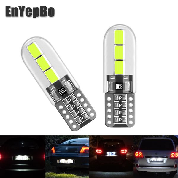 

2pcs t10 lamp w5w license plate light for rav4 prado highlander corolla crown camry prius reiz vois yaris car number bulb