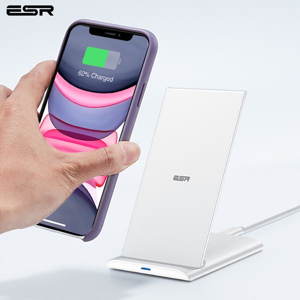 

esr fast qi wireless quick charger 10w 7.5w for iphone 11 pro xs max xr x 8 plus stand fast charging for samsung s10 s9 s8 plus