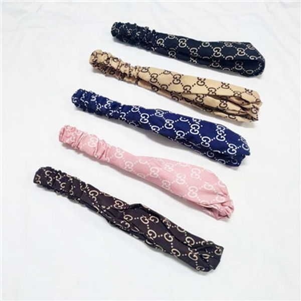 

2022 new spring cross headband luxury elastic geometry hairband for women girl retro turban headwraps gifts