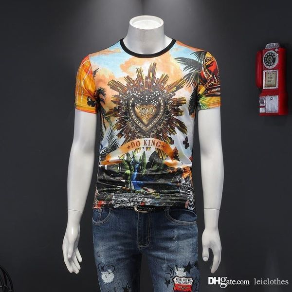 

new fashion men designer t-shirt hip hop tee shirts luxury men clothes rock jogging cargo shorts t shirt size m-4xl, White;black