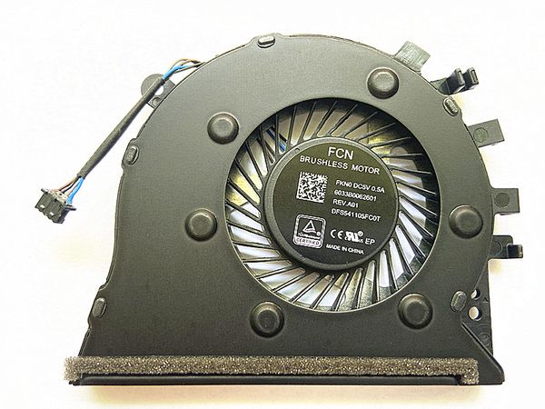 Cooler do ventilador de resfriamento da CPU de laptop para HP 17-by 17-CA 17-BY0053CL Fan L22531-001 6033B0062601 FCN DFS541105FC0T FKN0