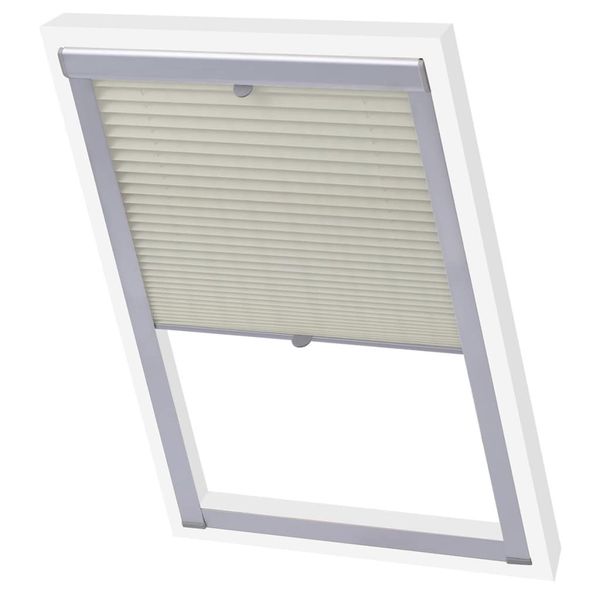 

cream pleated blind uk08 wall stickers