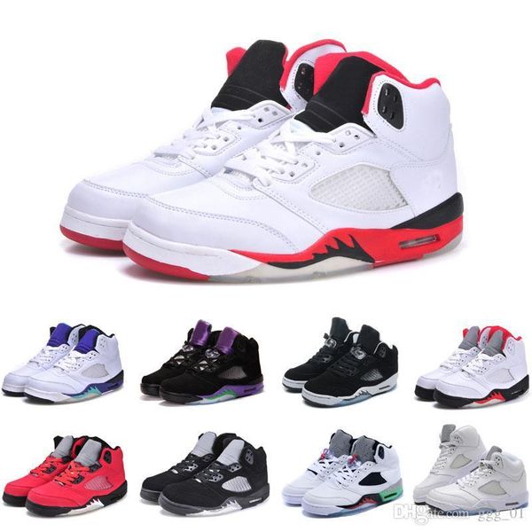 

selling 5 space jam white cement gold for men s basketball shoes leather sports boot classic 5 v basketball sneaker