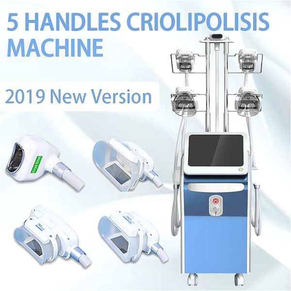 

2020 высокого качество 5 рукоятки cryolipolysis жир морозильной потери веса coolscupting терапия холодного похудение целлюлит удаления body