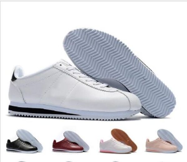 

2019 new casual shoes men and women cortez shoes leisure shoes leather fashion outdoor sneakers size, Black
