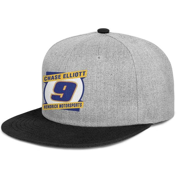 

chase elliott wincraft driver flat brim baseball cap cool personalized trucker hats nascar #9 2018 most popular 9 it's a thing v2, Blue;gray