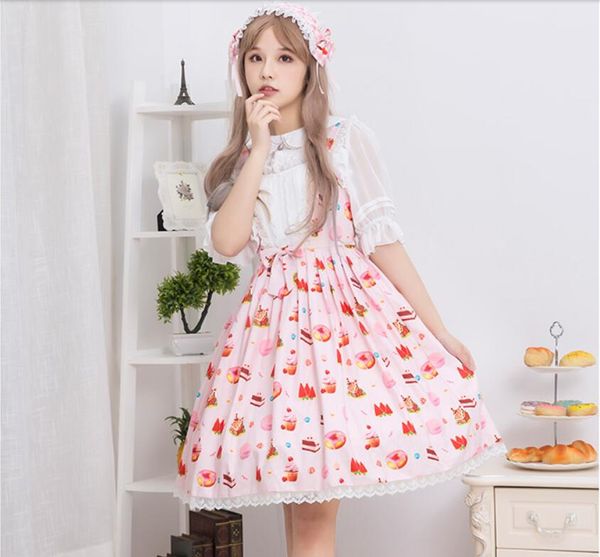 

lolita petal collar chiffon shirt sweet girl peter pan collar lolita korean fashion ladies blouse, White