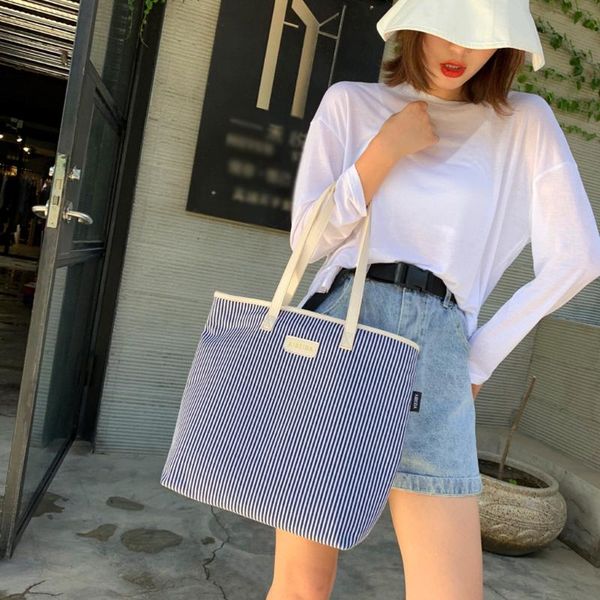 

женщины раздеться хозяйственная сумка сумки вскользь tote плеча canvas покупатель сумка женский небольшой свежий полосатый сумки для покупок