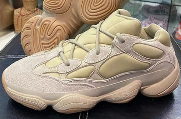 

kanye 500 stone soft vision old dad running shoe 500s vintage yellow fashion jogging shoes designer shoes sports man womans trainer 36-45
