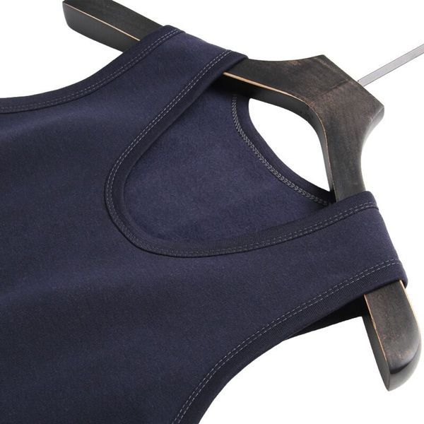 

warm underwear vest cotton thermo shirt blusa termica masculino winter thick undershirt for men, Black;brown