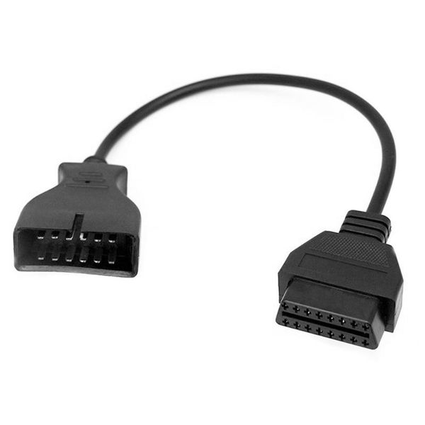 

прочные автомобили инструменты диагностический кабель тестирование 12pin для 16pin черного ремонт подключения obd1 практических для gm