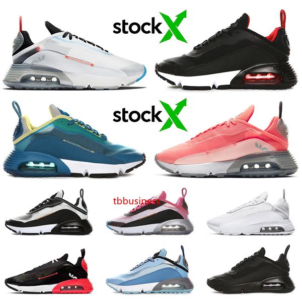 

fashion new cushions 2090 2090s women mens running shoes b30 stock x white black bred green pink mens trainers sports sneakers
