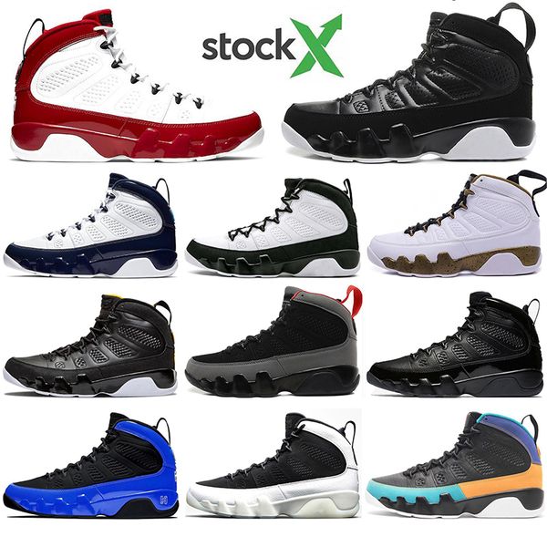 

with socks air jordan shoes 9 gym red racer blue dream bred unc space jam basketball shoes 9s sports sneakers, White;red