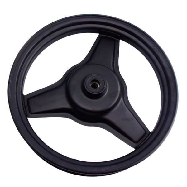 

front/rear wheel rim 11 inch replacement for yamaha py50 pw50 py pw 50 - black