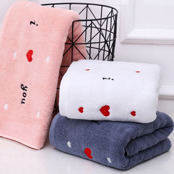 

1pc 385g 70*140cm cotton bath towel 1pc 100g 75*35cm face hand towel absorbent wedding present bathroom decor wash cloth t17