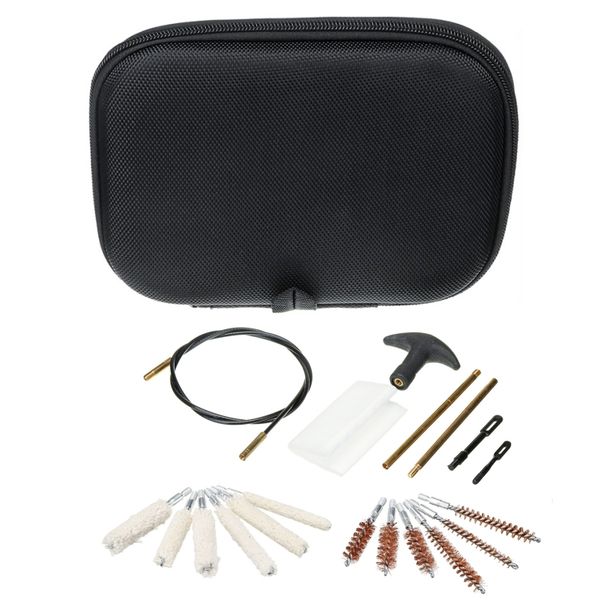 

portable rifle pistol sun cleaning kit suitable for most firearms 19 pcs accessories cleaning work easier
