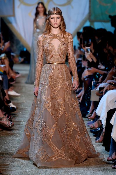 

evening dress yousef aljasmi kim kardashian gold beads appliques long sleeeve oganza zuhair murad ziadnakad eliesaab 0014, Black;pink